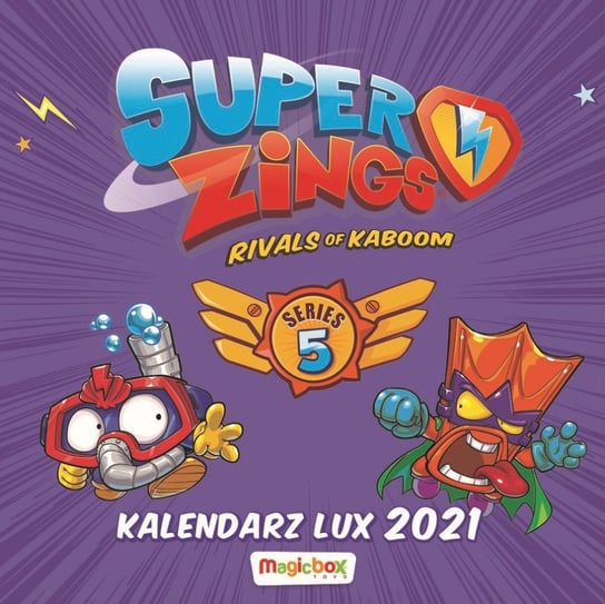 Kalendarz ścienny 2021 Super Zings Lux Kalpol.Bis Jarosław Klicki