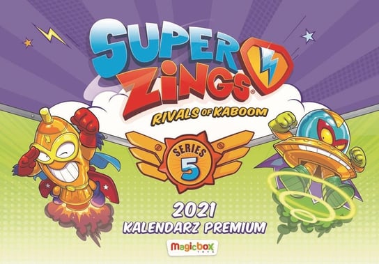 Kalendarz ścienny 2021 Super Zings Premium Kalpol.Bis Jarosław Klicki