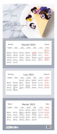 Kalendarz ścienny 2023/2024 miesięczny Interdruk Smacznego Interdruk