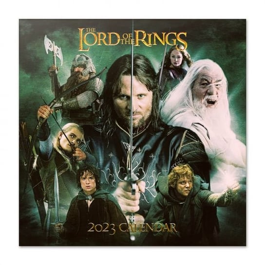 Kalendarz Ścienny 2023 Władca Pierścieni Z Plakate The Lord of The Rings