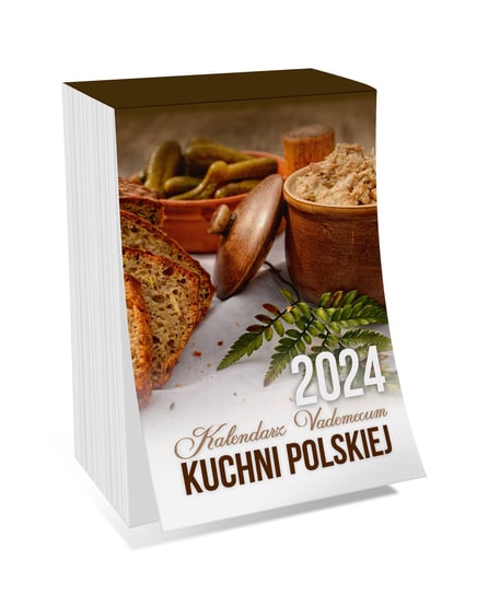 Kalendarz ścienny 2024 dzienny KALPOL.BIS kalendarze Vademecum Kuchni Polskiej Zdzierak KALPOL.BIS kalendarze