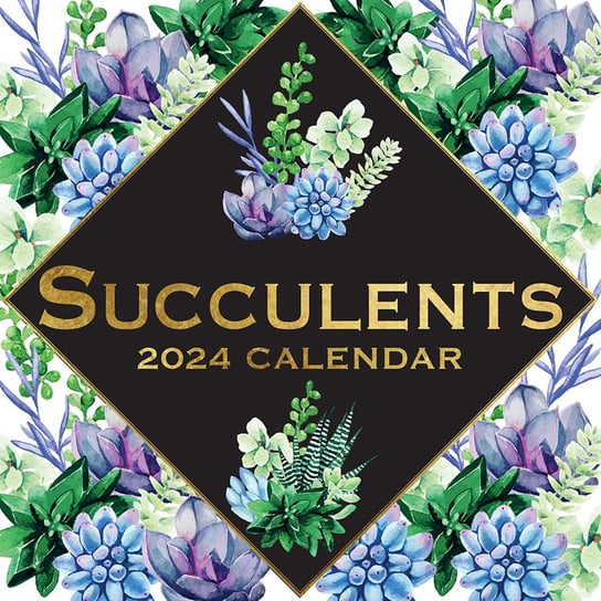 Kalendarz Ścienny 2024 Kaktusy Sukulenty THE GIFTED
