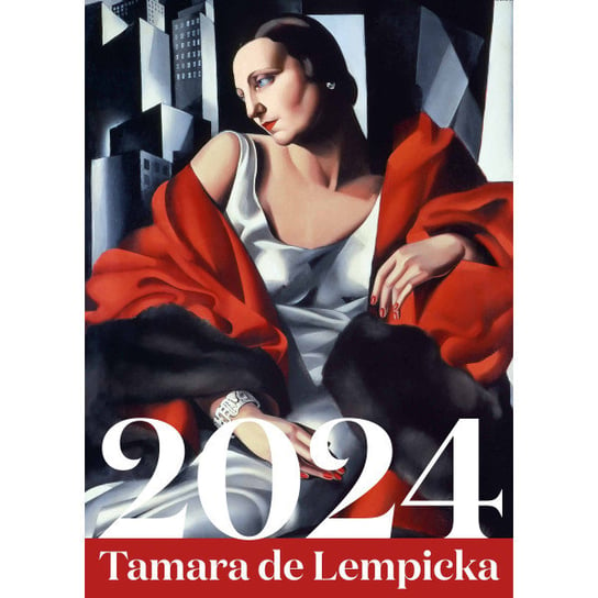 Kalendarz ścienny 2024 miesięczny A3 Bosz kalendarze Tamara Łempicka Bosz kalendarze