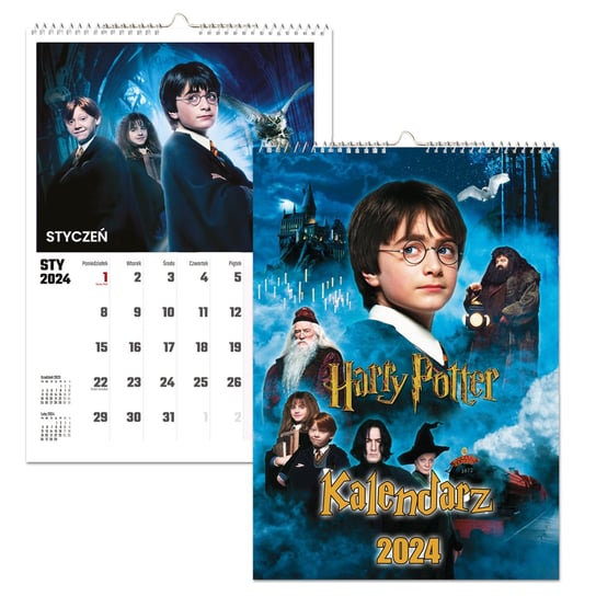 Kalendarz ścienny 2024 miesięczny A3 Propaganda Harry Potter Propaganda