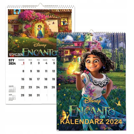 Kalendarz ścienny 2024 miesięczny A3 Propaganda Nasze Magiczne Encanto Propaganda