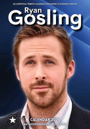 Kalendarz ścienny 2024 miesięczny A3 RYAN GOSLING Inna marka