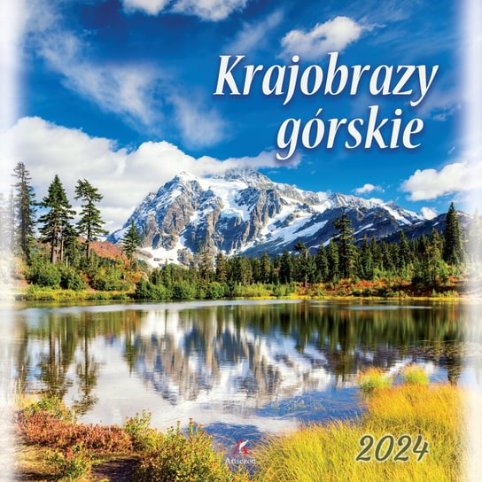 Kalendarz ścienny 2024 miesięczny Artsezon Krajobrazy górskie Artsezon