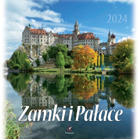 Kalendarz ścienny 2024 miesięczny Artsezon zamki i pałace Artsezon