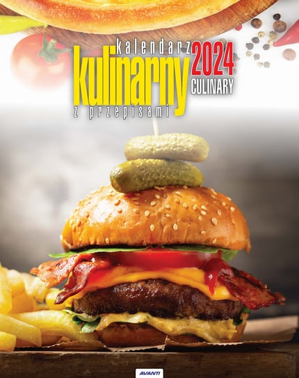 Kalendarz ścienny 2024 miesięczny Avanti Kulinarny z przepisami KSMS-2 Avanti
