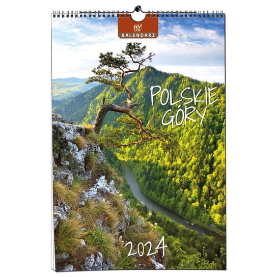 Kalendarz ścienny 2024 miesięczny B3 EV-CORP Polskie Góry EV-Corp