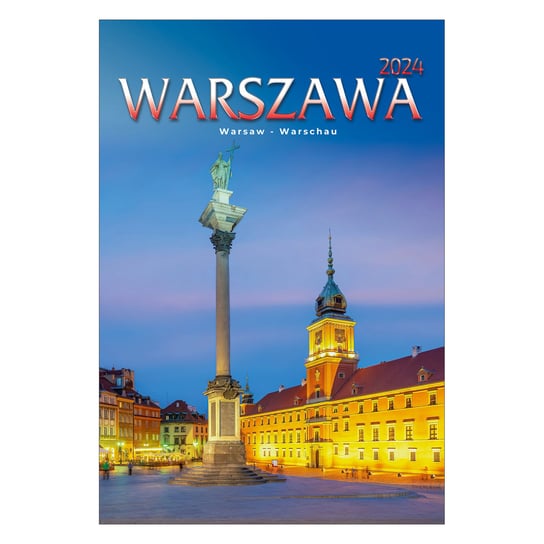 Kalendarz ścienny 2024 miesięczny Crux Warszawa Crux