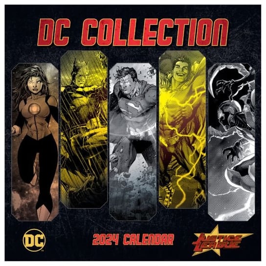 Kalendarz ścienny 2024 miesięczny Danilo DC DC Comics Danilo
