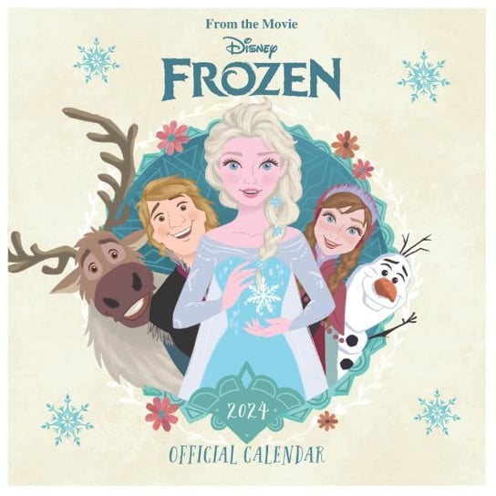 Kalendarz ścienny 2024 miesięczny Danilo Disney Frozen Danilo