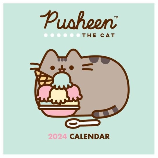 Kalendarz ścienny 2024 miesięczny Danilo Pusheen Inna marka