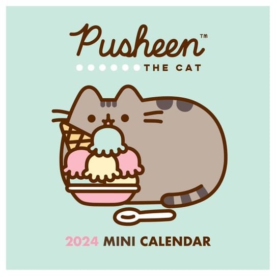 Kalendarz ścienny 2024 miesięczny Danilo Pusheen Danilo