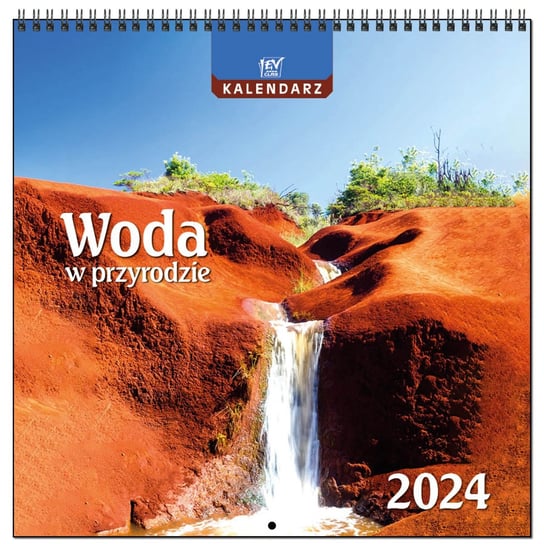 Kalendarz ścienny 2024 miesięczny EV-CORP Woda w Przyrodzie EV-Corp