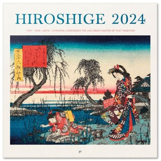 Kalendarz ścienny 2024 miesięczny Grupo Erik Hiroshige Ando Grupo Erik