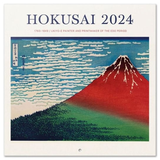 Kalendarz ścienny 2024 miesięczny Grupo Erik Hokusai Katsushika Grupo Erik