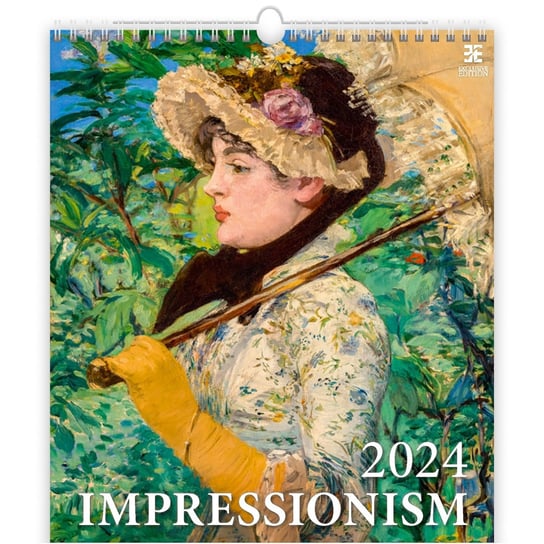 Kalendarz ścienny 2024 miesięczny Helma 365 Impressionism Helma 365