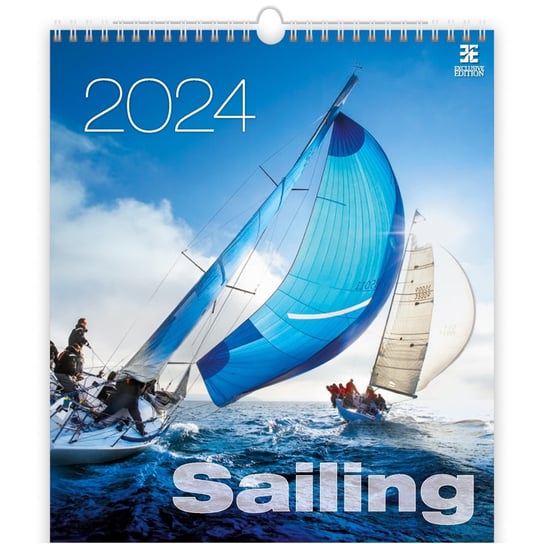 Kalendarz ścienny 2024 miesięczny Helma 365 Sailing Helma 365