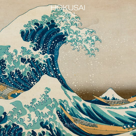 Kalendarz ścienny 2024 miesięczny Hokusai Katsushika Inna marka