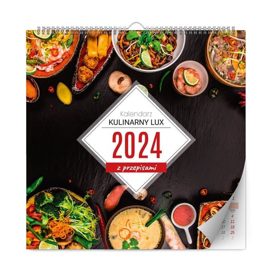 Kalendarz ścienny 2024 miesięczny KALPOL.BIS kalendarze kulinarny KALPOL.BIS kalendarze
