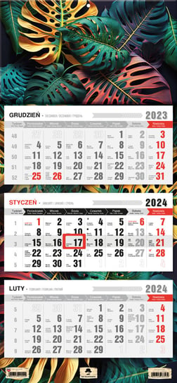 Kalendarz ścienny 2024 miesięczny Pan Kalendarzyk Glamour Pan Kalendarzyk