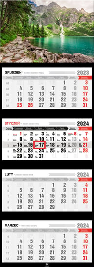 Kalendarz ścienny 2024 miesięczny Pan Kalendarzyk Morskie Oko Pan Kalendarzyk