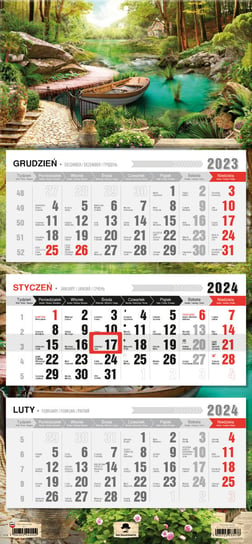 Kalendarz ścienny 2024 miesięczny Pan Kalendarzyk Romantico Pan Kalendarzyk