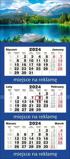 Kalendarz ścienny 2024 miesięczny Parma Press Parma Press