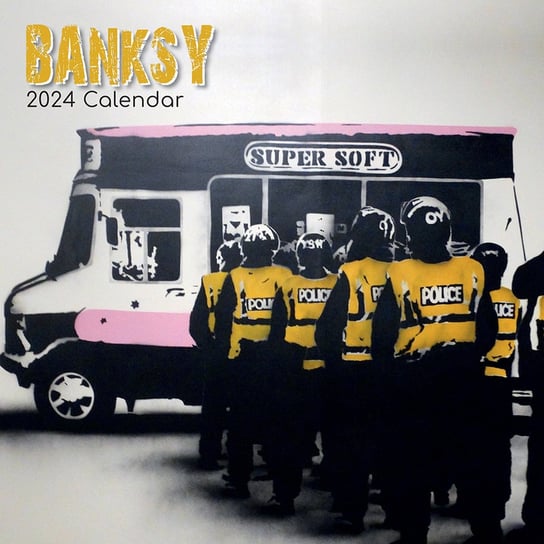 Kalendarz ścienny 2024 miesięczny THE GIFTED BANKSY THE GIFTED