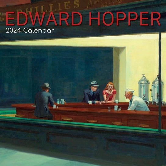 Kalendarz ścienny 2024 miesięczny THE GIFTED Edward HOPPER THE GIFTED