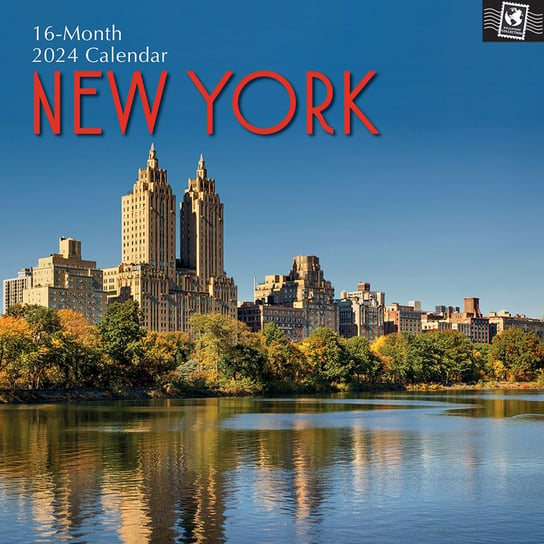 Kalendarz ścienny 2024 miesięczny THE GIFTED Nowy Jork THE GIFTED