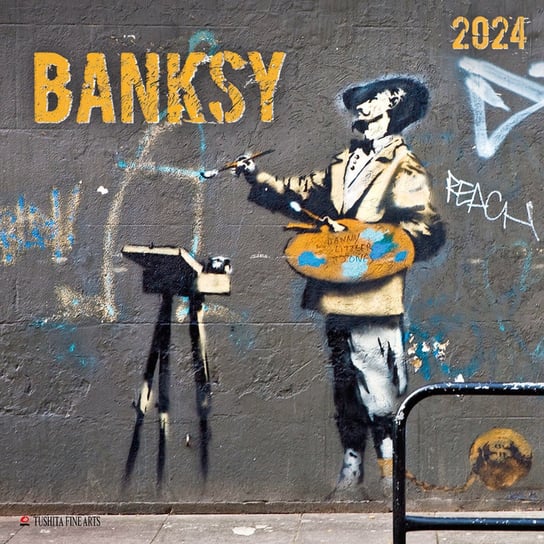 Kalendarz ścienny 2024 miesięczny TUSHITA Verlags Banksy TUSHITA