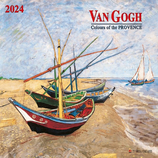 Kalendarz ścienny 2024 miesięczny TUSHITA Verlags Vincent van Gogh Prowansja TUSHITA Verlags