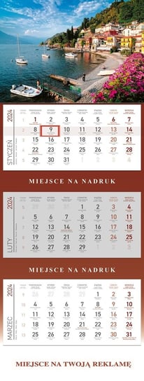 Kalendarz ścienny 2024 miesięczny WOKÓŁ NAS Zatoka II Wokół nas
