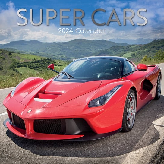 Kalendarz Ścienny 2024 Super Auta Samochody THE GIFTED