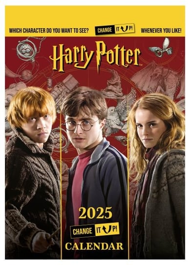 Kalendarz ścienny 2025 Harry Potter Change it up kalendarze na ścianę Danilo