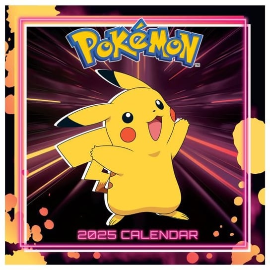 Kalendarz ścienny 2025 Pokemon Kalendarze na ścianę dla chłopca 30x60 cm Danilo