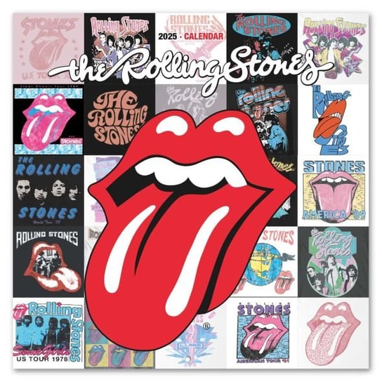 Kalendarz ścienny 2025 Rolling Stones kalendarze na ścianę licencje 30x30 Inna marka