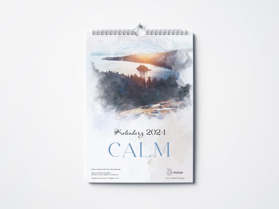 Kalendarz ścienny CALM - A3 - 2024 r. Inna marka
