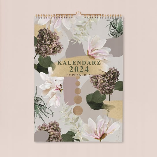 Kalendarz Ścienny Na Spirali 2024 A3 Collage Garden / Planerum Inna marka