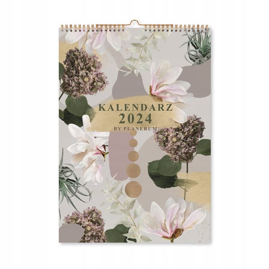 Kalendarz Ścienny Na Spirali 2024 A4 Collage Garden / Planerum Inna marka
