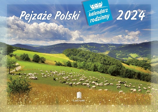 Kalendarz ścienny rodzinny 2024, Pejzaże Polski Lucrum