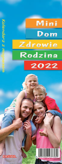 Kalendarz ścienny, zdzierany 2022, Mini Dom, Zdrowie, Rodzina Kastor
