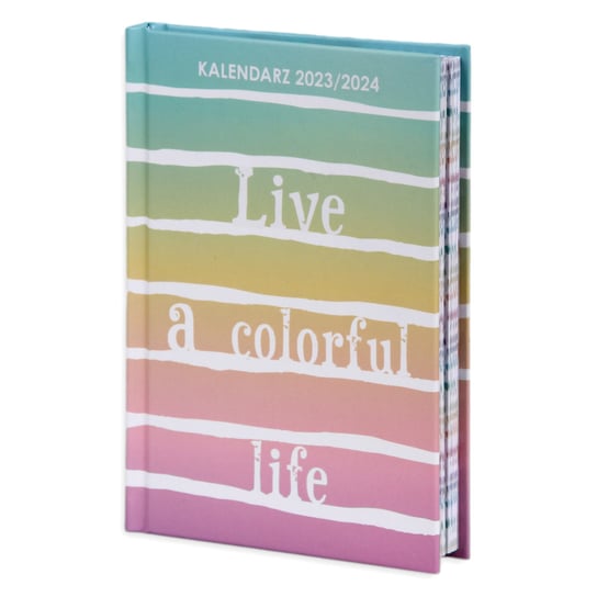 Kalendarz szkolny B6, Color Shake, Live a colorful life, 2023/2024 Empik