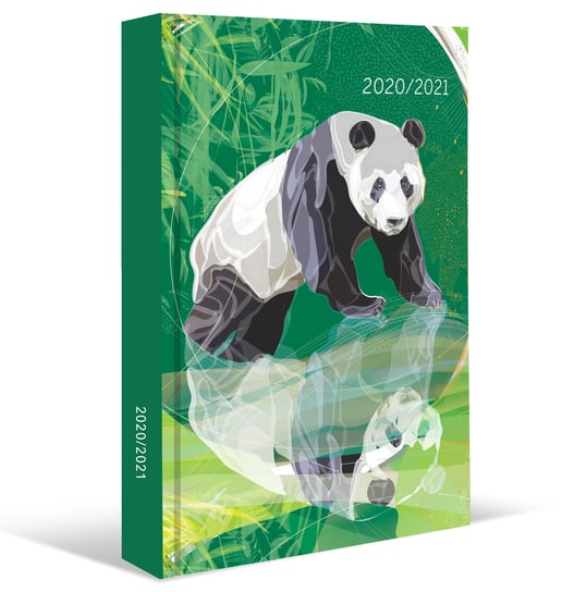 Kalendarz szkolny, książkowy, 2020/2021, A5, Zwierzaki Panda Eurograf