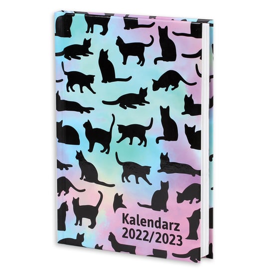 Kalendarz tygodniowy, 2022/2023, B6, Crazy Cats, 125x176 mm Empik
