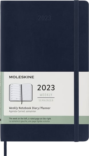 Kalendarz tygodniowy, 2023, Miękki, sapphire blue Moleskine