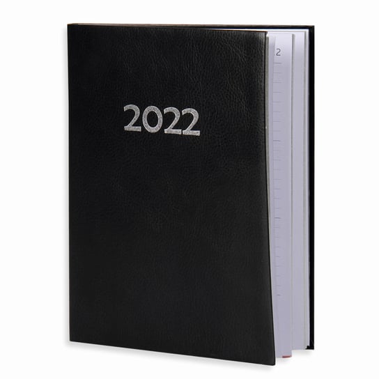 Kalendarz tygodniowy książkowy 2022, czarny Empik